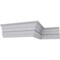Ekena Millwork 3 1/2"H x 1 7/8"P x 4"F x 94 1/2"L Sequential Crown Moulding MLD03X01X04SQ - alternate 6